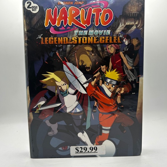 Viz Media Other - Naruto The Movie Legend of the Stone of Gelel DVD‎ 2-Disc Set Shonen Jump New